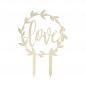 Preview: Cake Topper - love - Gold